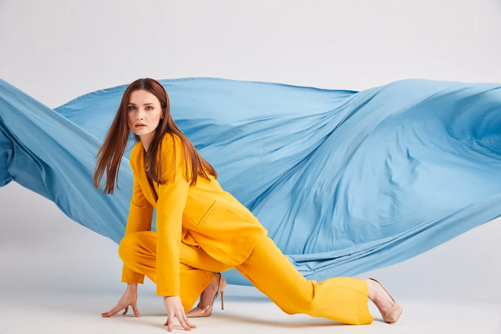 Sofa moda fotoğrafı, Paulmark için stüdyo çekimi, Ankara moda fotoğrafçısı Şems Erik