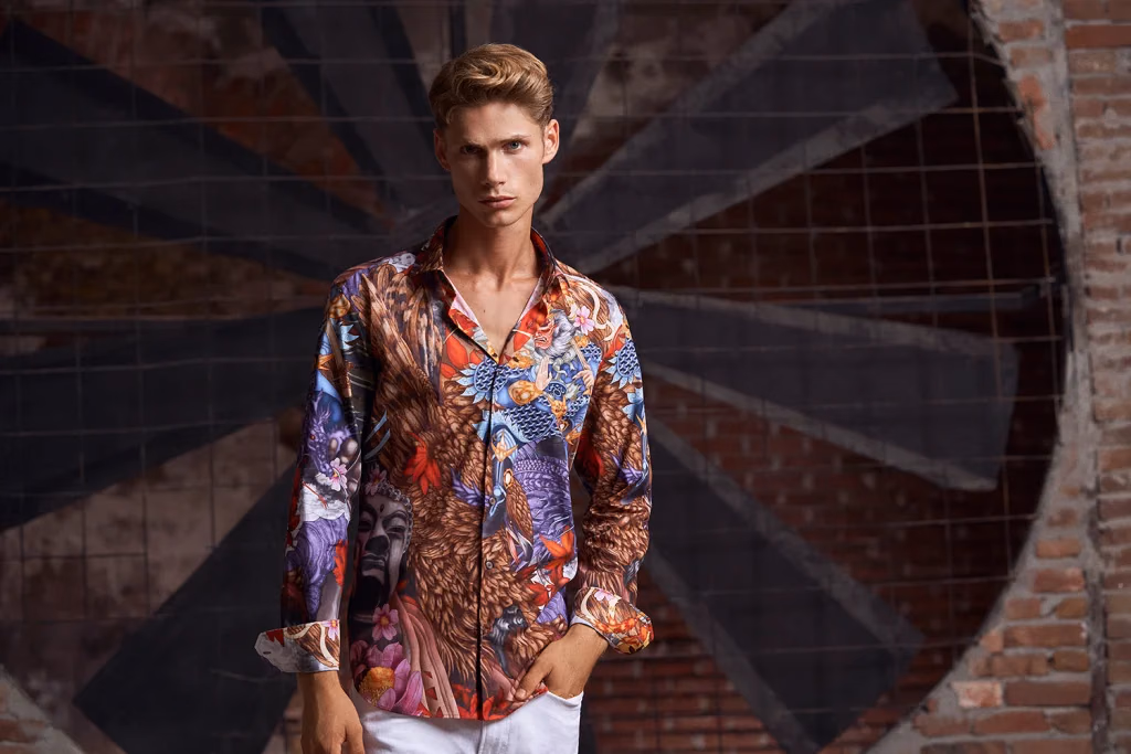 Grosvenor London kampanyası, gömlek, erkek model portresi, doğal ışık, İstanbul moda fotoğrafçısı Şems Erik