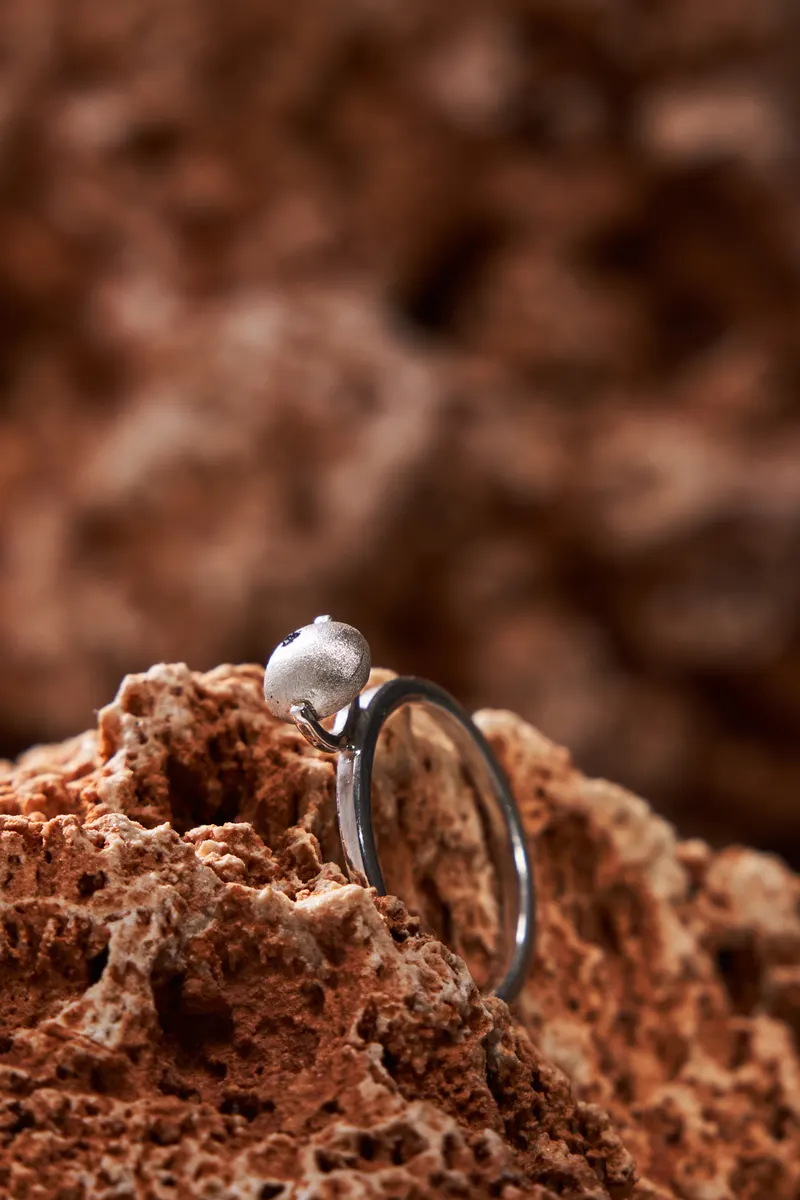 Mosi Jewelry Rigel koleksiyonu, kare 2: yüzük taş üzerinde ürün imaj çekimi, Ankara takı fotoğrafçısı Şems Erik