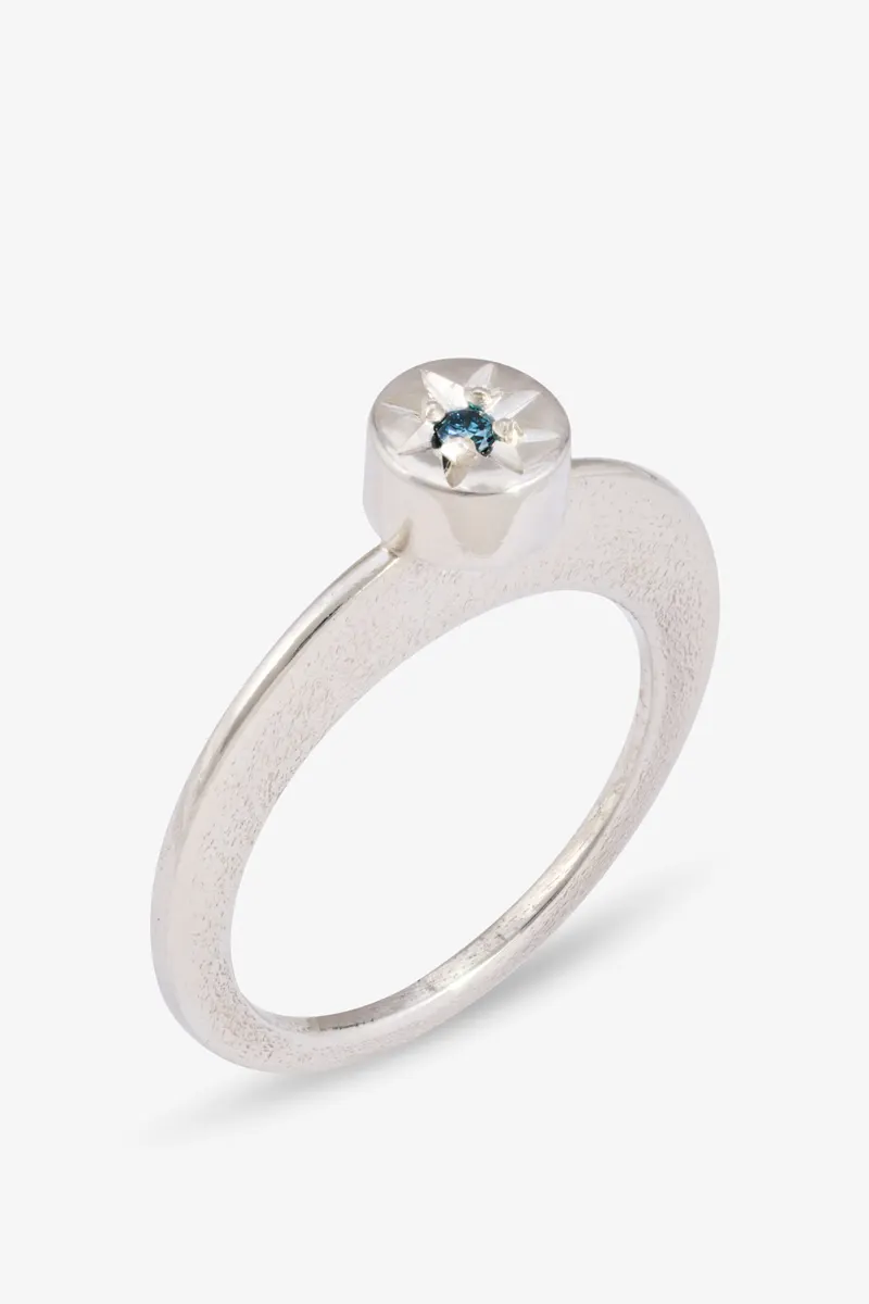 Mosi Jewelry Rigel koleksiyonu, kare 5: yüzük beyaz fonda ürün katalog çekimi, Ankara takı fotoğrafçısı Şems Erik