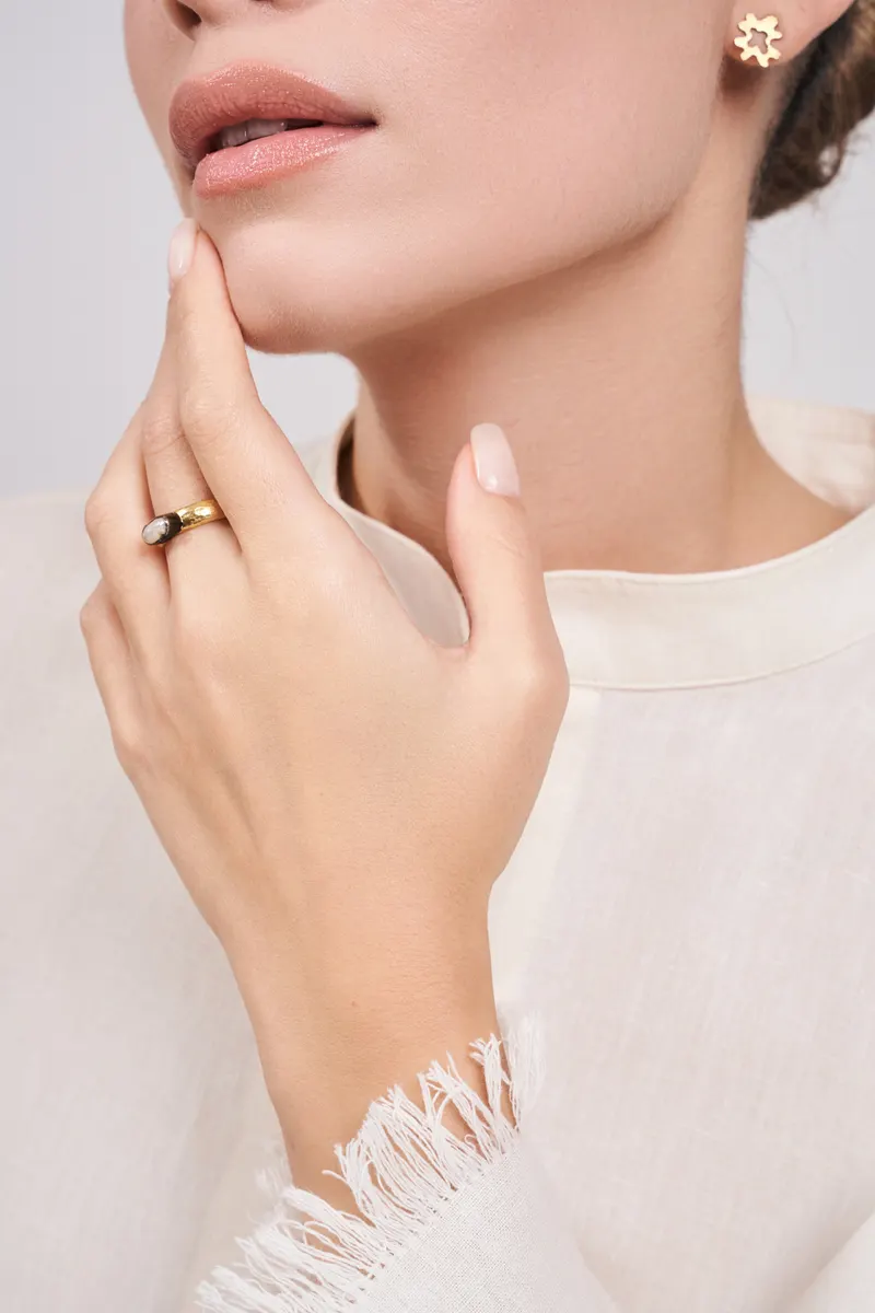 Mosi Jewelry Whispers Pearl koleksiyonu, kare 4: yüzük model imaj çekimi, Ankara takı fotoğrafçısı Şems Erik